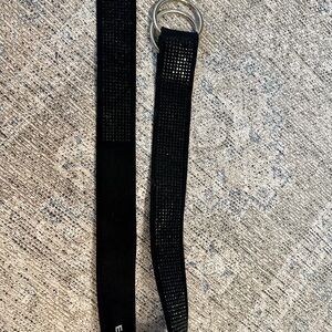 Express Black and Silver Women's Belt